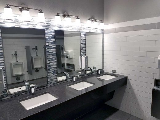 Wells & West Commercial General Contractors Colorado Springs Client City Auditorium Restroom Interior Remodel