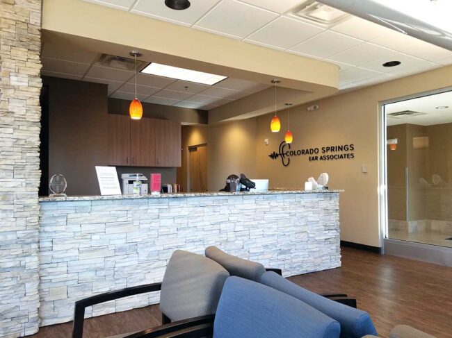 Wells & West Commercial General Contractors Colorado Springs Client Springs Ear Associates Interior Remodel Office