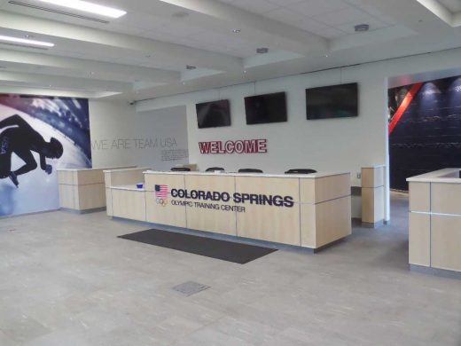 Wells & West Commercial General Contractors Colorado Springs Client Olympic Training Center Visitor Center Interior Remodel Retail