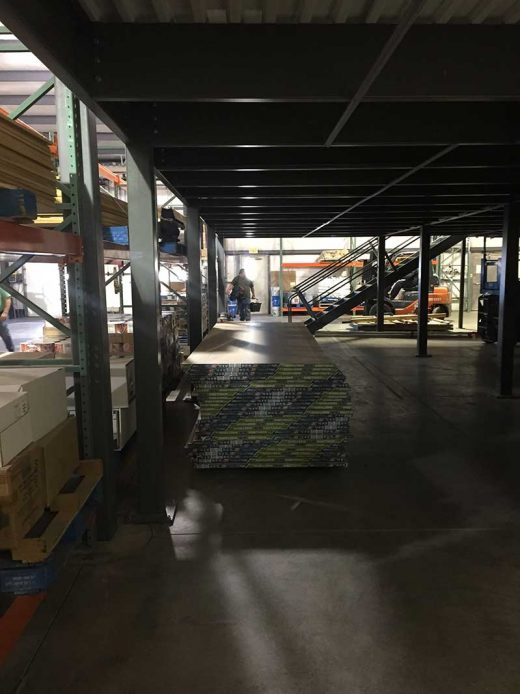 Wells & West Commercial General Contractors Colorado Springs Client D49 Warehouse Mezzanine Interior Remodel