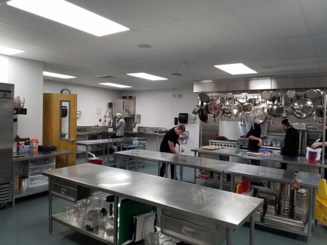 Wells & West Commercial General Contractors Colorado Springs Client Falcon Legacy Campus Culinary Room Interior Remodel